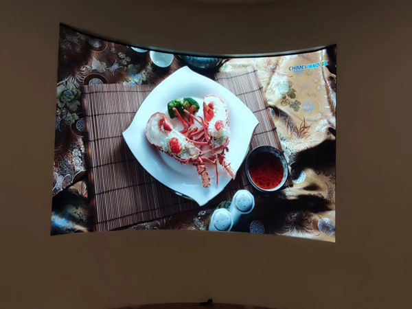 舟山市室内P2.5弧形LED屏